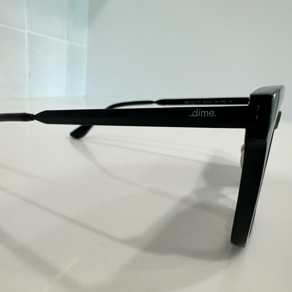 Dime Optics Black Gradient Square Sunglasses - image 2
